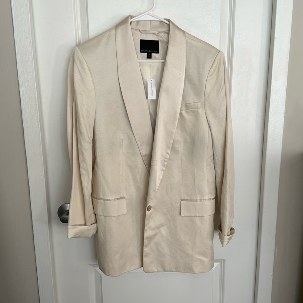 Banana Republic Silk-Lined Blazer